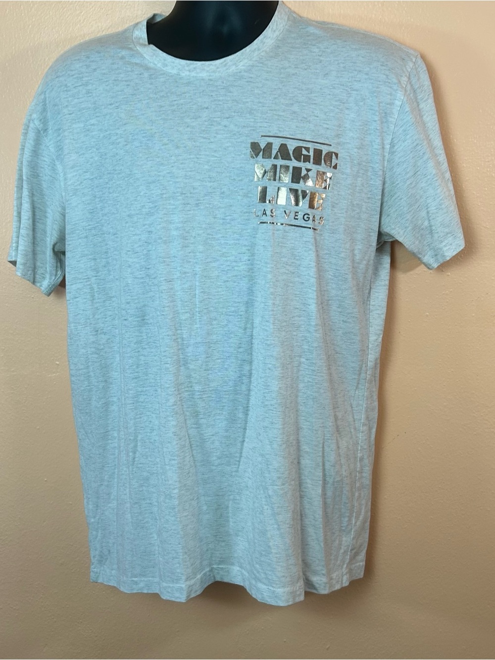 Magic Mike Live Las Vegas Heathered Gray T-Shirt Adult XL